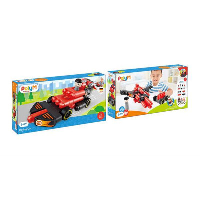 Конструктор PolyM Гоночный автомобиль 31 деталь (760020) Винница - изображение 1