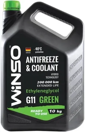 Антифриз WINSO GREEN G11 10 кг Ковель