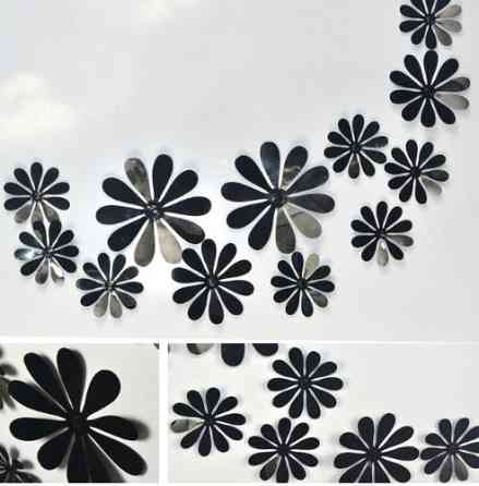 Набір чорних квіточок - 12шт. Київ