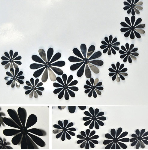 Набір чорних квіточок - 12шт. Київ - фото 3