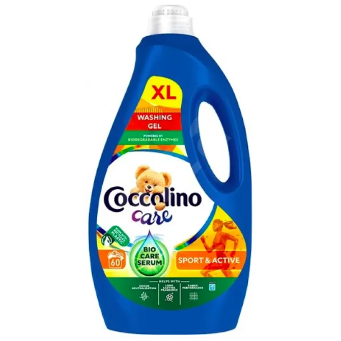 Coccolino Care Sport & Active гель для стирки спортивной одежды 60 стирок 2,4 л Львов - изображение 1