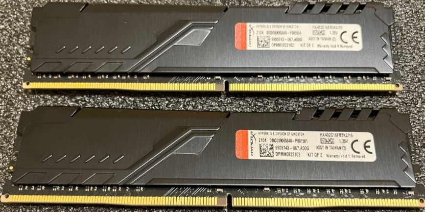 Модуль пам'яті ОЗП: Hyper X FURY DDR4 — 3200 16Gb. (2x8Gb.) CL16 ( HX432C16FB3K2 / 16Gb. Харків - фото 3