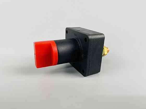 Вимикач маси універсальний, механічний 12/24 В (червона мідь) 150 A. М6 — мідний болт Мукачево