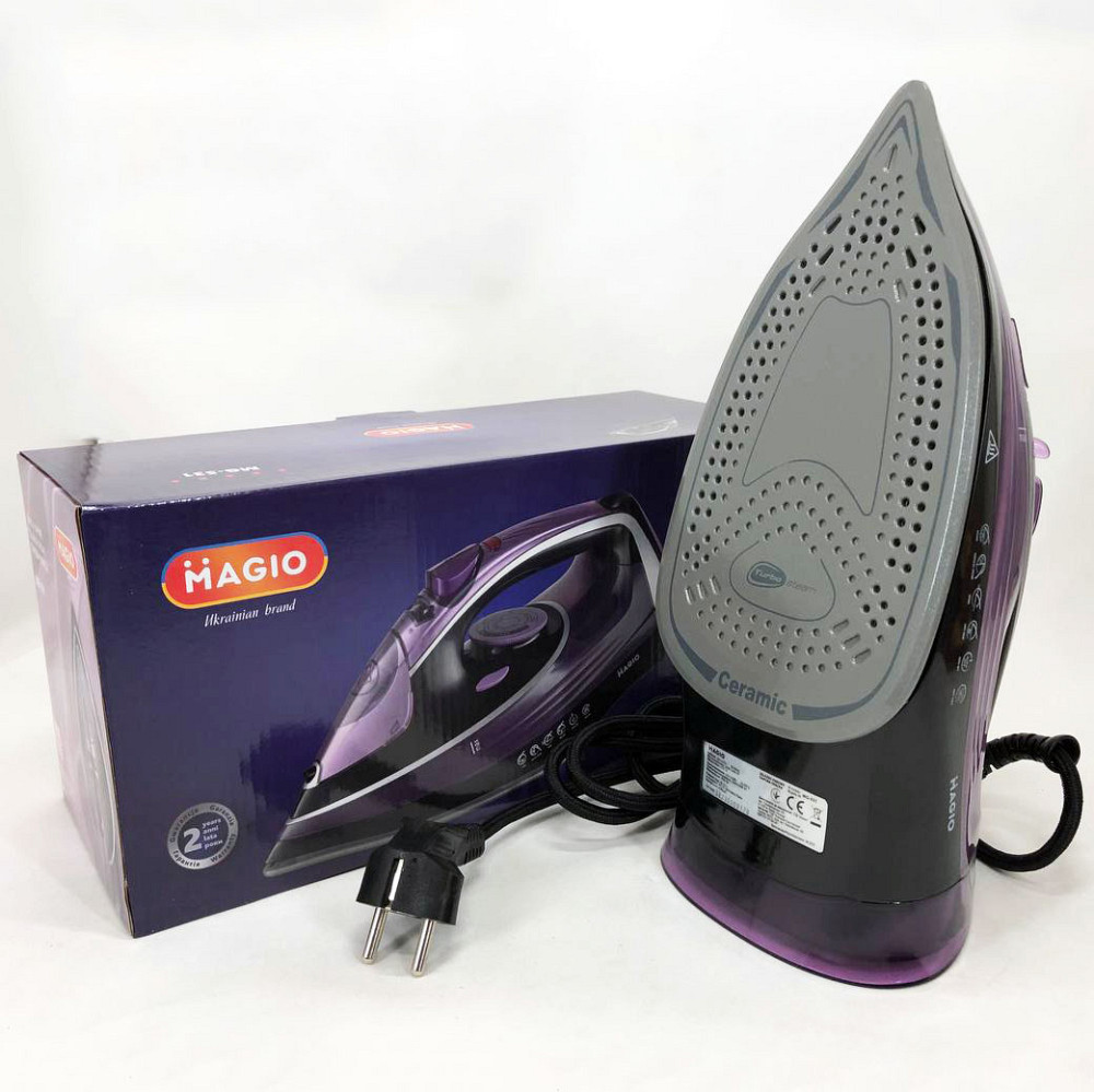 Паровой утюг для глажки одежды и штор MAGIO MG-531, Паровой утюг для ухода за тканью VD-14 Львов - изображение 12