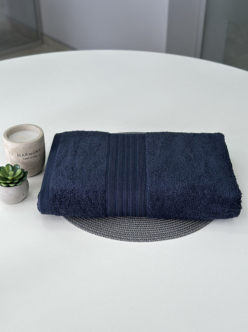 Полотенце махровое Ideal Textile 500 г/м2 50х90 см в асорт. (56860390) Графіт 1 шт Черновцы - изображение 4