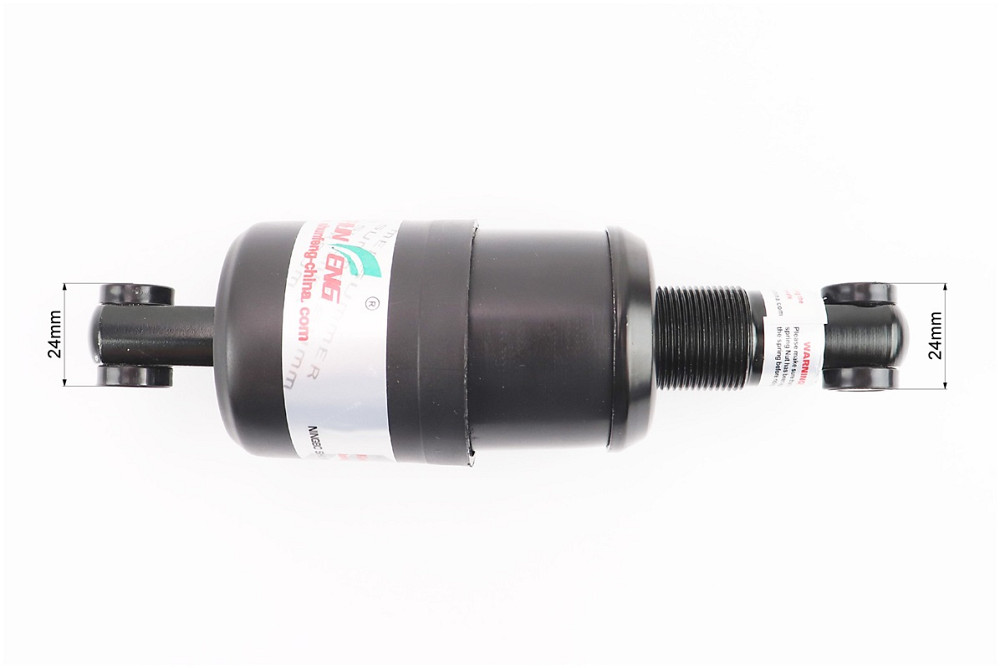 Амортизатор закритий 170мм регульований, чорний Київ - фото 3