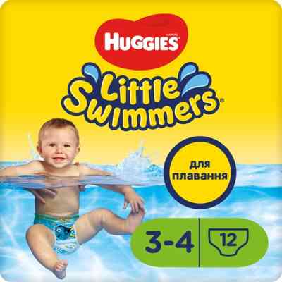 Підгузки Huggies Little Swimmer 3-4 (7-15 кг) 12 шт (36000183399) Вінниця