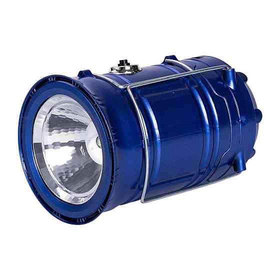 Ліхтар кемпінговий акумуляторний підвісний USB 9×20 см туристичний підвісний ліхтар 36Вт Синій HP-DT-1 Київ