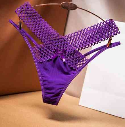 Еротичні трусики one size фіолетовий Київ