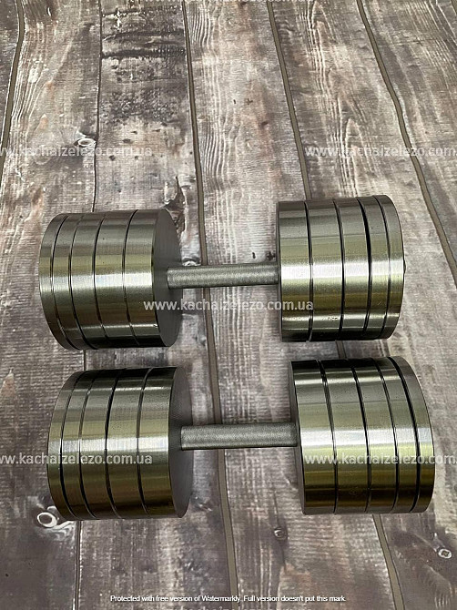 Набор 87 кг Штанга + Гантели металлические разборные 2 по 40 кг Гантели, гири, штанги и диски Киев - изображение 5