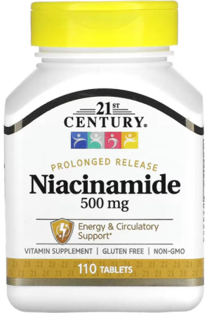 Ниацинамид 21st Century Niacinamide 500 mg 110 таб Киев