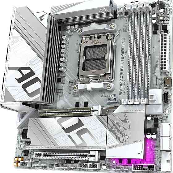 Материнська плата GIGABYTE B850M AORUS ELITE WIFI6E ICE - Новая. Київ