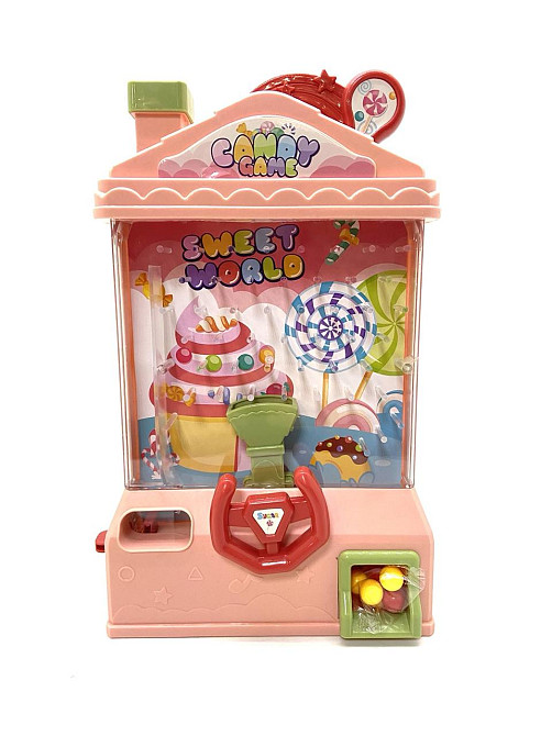 Гра-автомат Будиночок у комплекті 12 кульок Рожевий (2317) Чернігів - фото 1