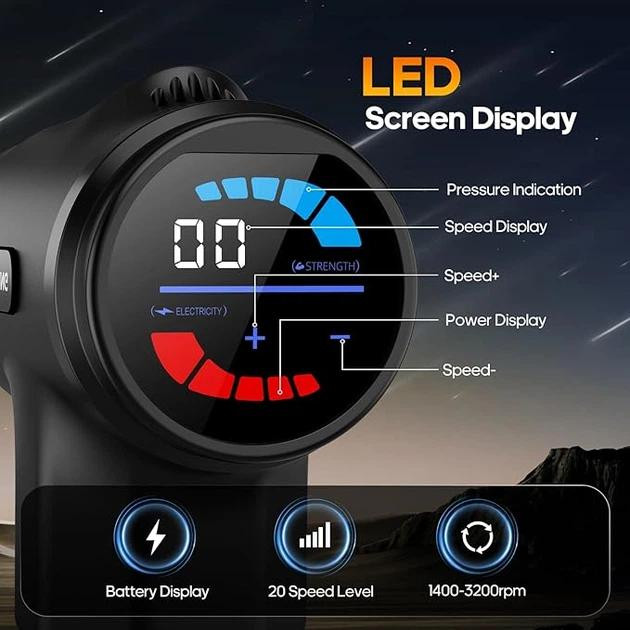 Перкусійний масажер AERLANG EM13 (некомплект) Луцк - изображение 3