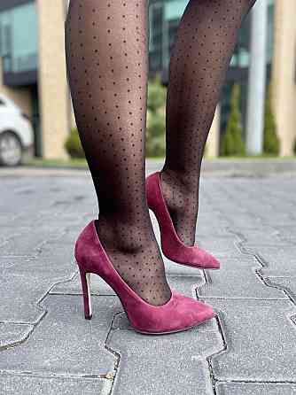 Nivelle Туфлі жіночі NIVELLE бордові замша натуральна каблук 11см 37р. (1740/10502-10512) Коломыя