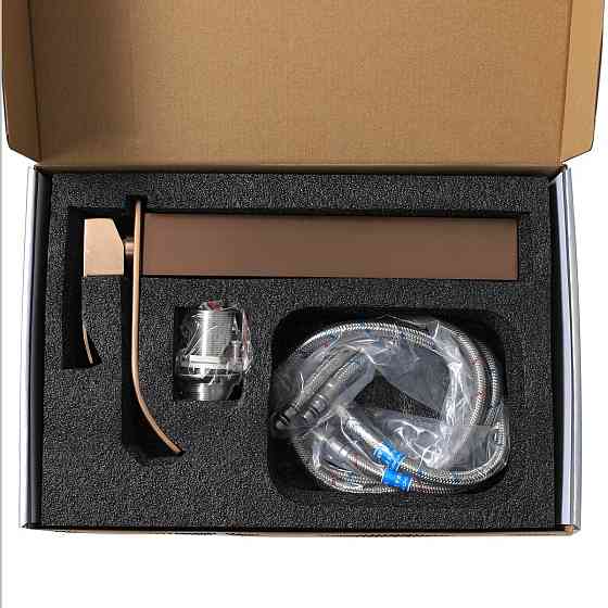 Змішувач під умивальник Platinum Handmade 3191 PVD мідний Коломыя