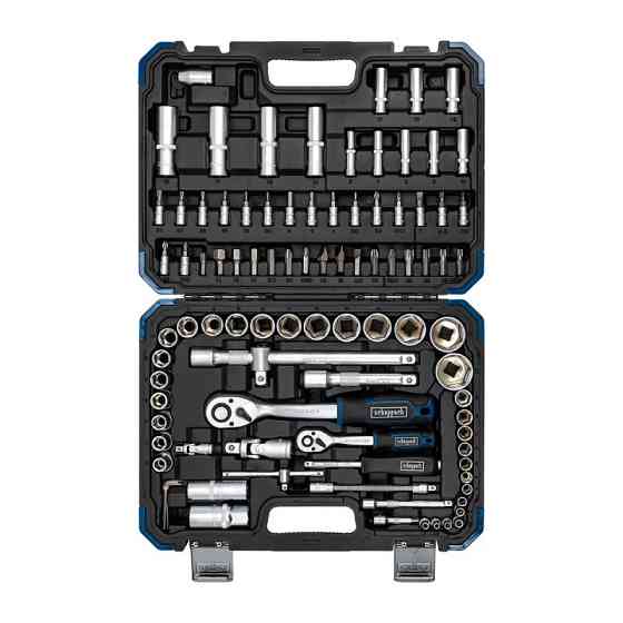 Набір інструменту 94 предмета 1/4"&1/2" (6-гран.) (4-32 мм) SCHEPPACH SCH-4941-5 Одеса
