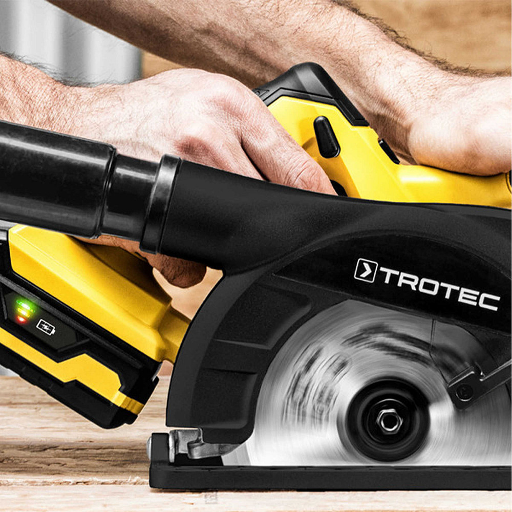 Пила циркулярная аккумуляторная Trotec PCSS 10-20V + кейс (4430000110) Вінниця - фото 15