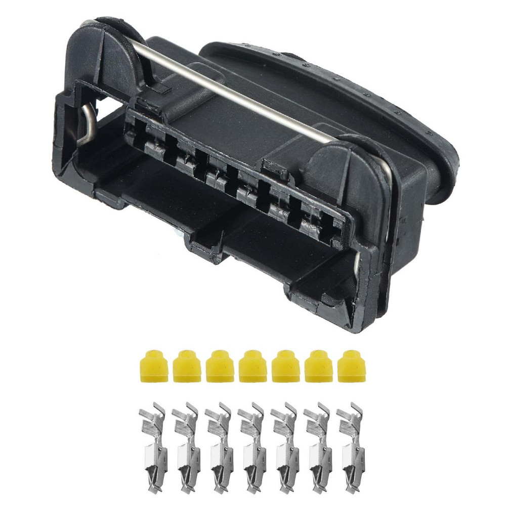 Роз'єм конектор 7-кон., Воспламенитель, метал, 1287013005, 827580-1, 827572-1, Bosch, TE Audi, Bugatti, Porsche, Seat, Skoda 41112 Київ - фото 1