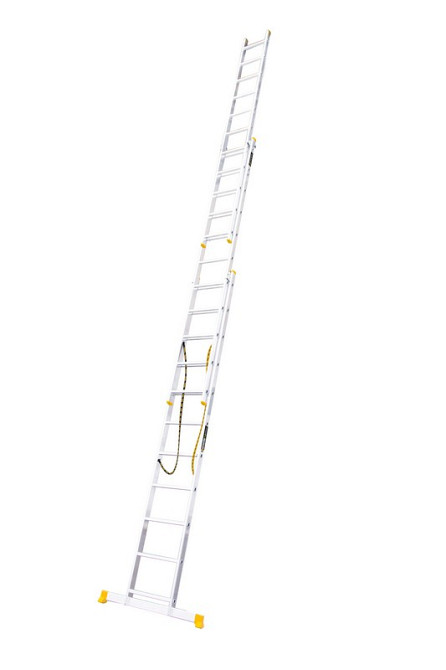 MASTERTOOL Драбина алюмінієва MASTERTOOL трисекційна комбінована 3х11 ступенів h=7250 мм max 15 Киев - изображение 10