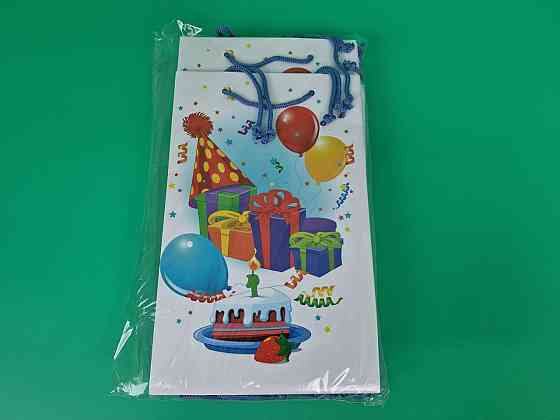 Паперовий пакет подарунковий Середній 17/26/8 (артSV-062) (12 шт.) Харків