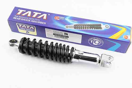 Амортизатор задній GY6/Honda - 280мм*d51мм (втулка 10мм / вилка 8мм) регул., чорний Киев