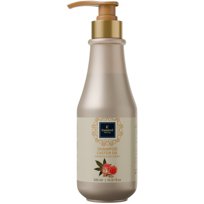 Шампунь Famirel Castor Oil Активный рост и восстановление 500 мл (7290114085748) Винница - изображение 1