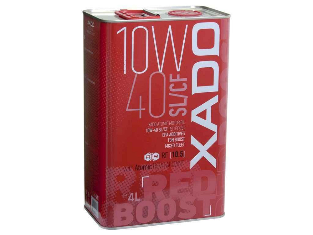 Масло моторное полусинтетическое SL/CF, Red Boost 10W-40 4л ТМ XADO Solmir Киев - изображение 1