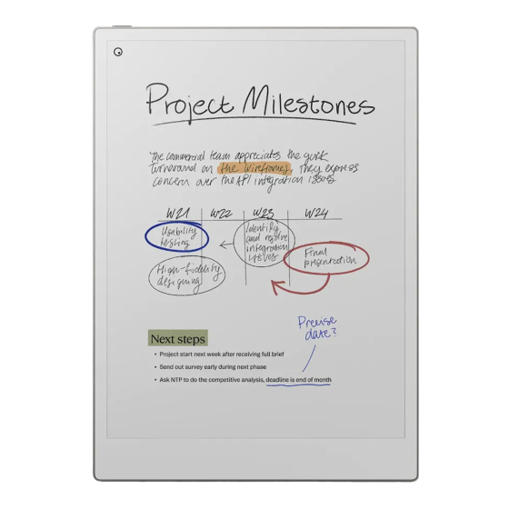 Планшет Електронна книга reMarkable Paper Pro RM02A 11,8" Canvas Color, 64 ГБ, 2160×1620, Wi-Fi, USB-C, підсвічування Київ