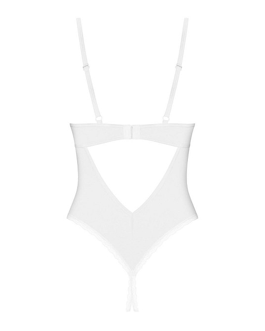 Боди з доступом Obsessive Alissium crotchless teddy, M/L, лиф с мягкой чашкой, высокие трусики Sex Aura Киев - изображение 4