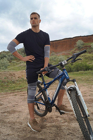 Налокітники Power System PS-6001 Elbow Support Grey (2шт.) XL Кам'янське - фото 8