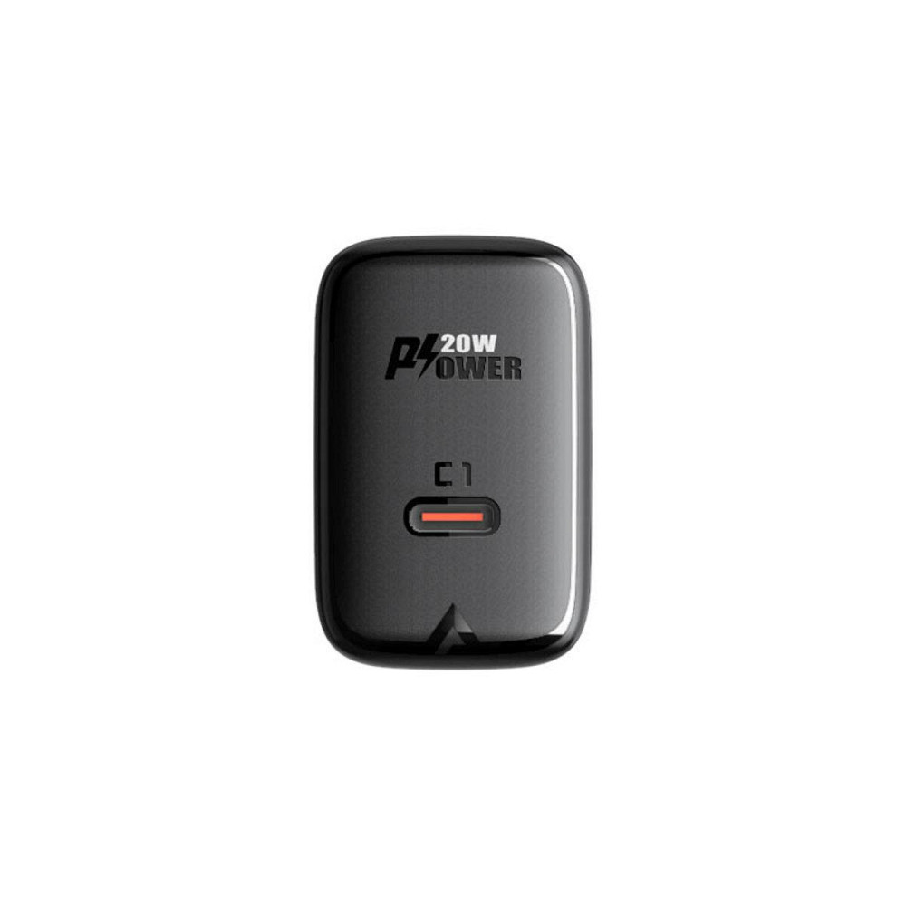 Мережевий зарядний пристрій ACEFAST A1 PD20W single USB-C charger, колір чорний AFA1B Одеса - фото 2