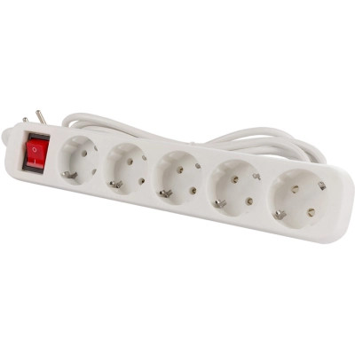 Мережевий фільтр живлення ColorWay CW-PSEA55W, 5 розеток/ 5M white (CW-PSEA55W) Вінниця - фото 5