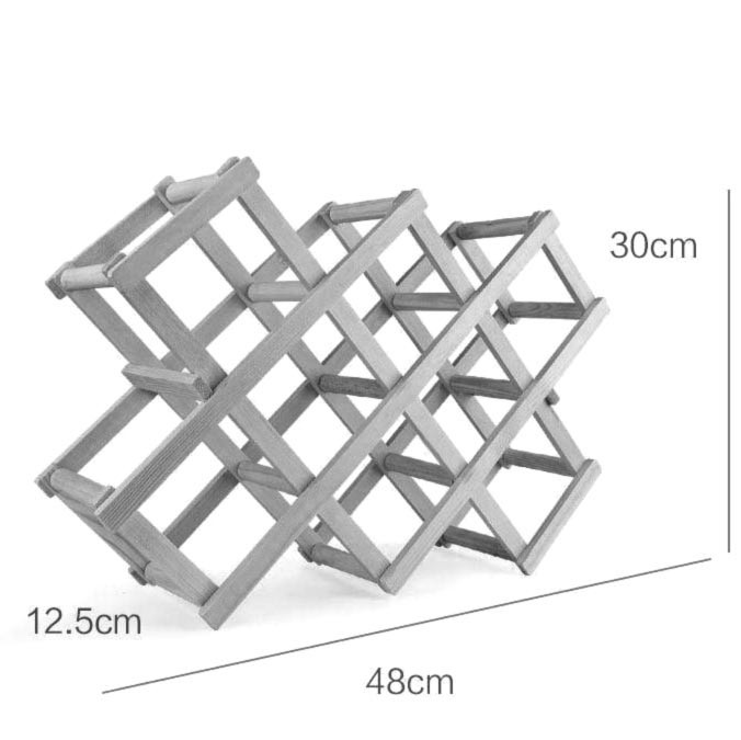 Настільна винна полиця "Ілоріс" сепія Миколаїв - фото 2