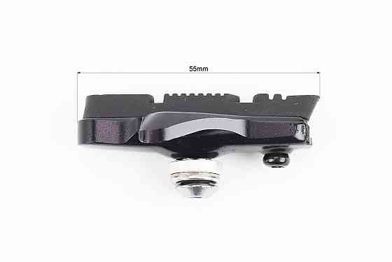 Гальмівні колодки ROAD 55мм картриджні, алюмінієві, на блістері, чорні BC-R470VC Київ