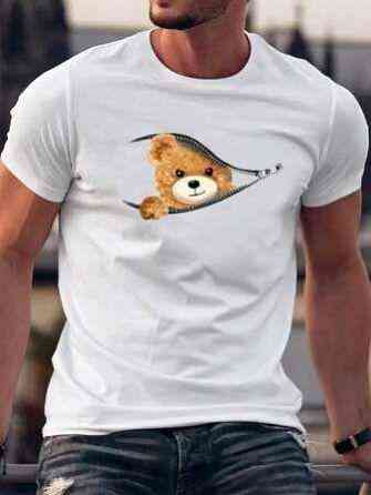 Футболка чоловіча с принтом  46 Біла 2664092813 Дніпро