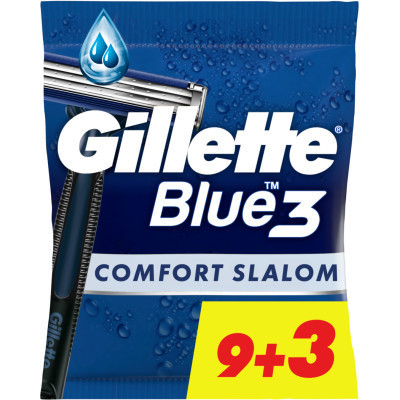 Бритва Gillette Blue 3 Comfort Slalom 12 шт. (8006540808771) Винница - изображение 1