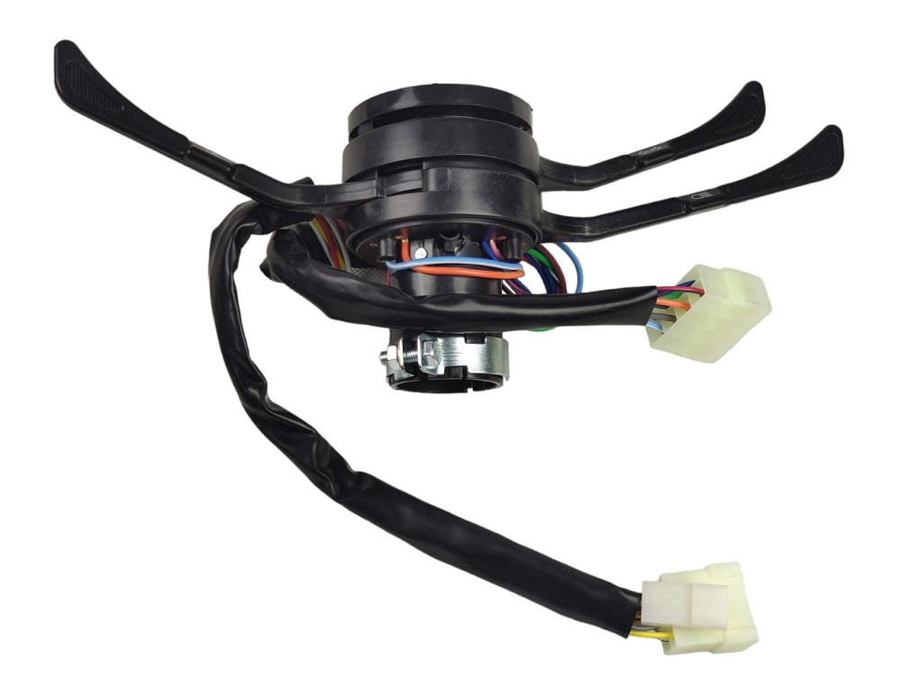 Перемикач поворотів, світла 2104, 2105, 2107 у зборі (2 положення 3-х важільний) двірників, Мукачево - фото 1