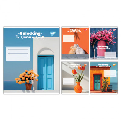 Зошит Yes Charm of Colors А5 96 аркушів лінія (767980) Вінниця - фото 1