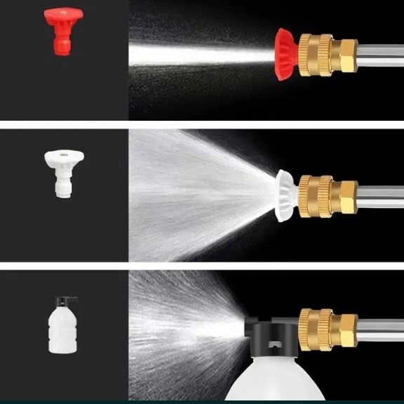 Акумуляторна мийка високого тиску 48V з кейсом. Для авто, вікон, фасадів. Потужна, портативна, з насадками Одеса - фото 2