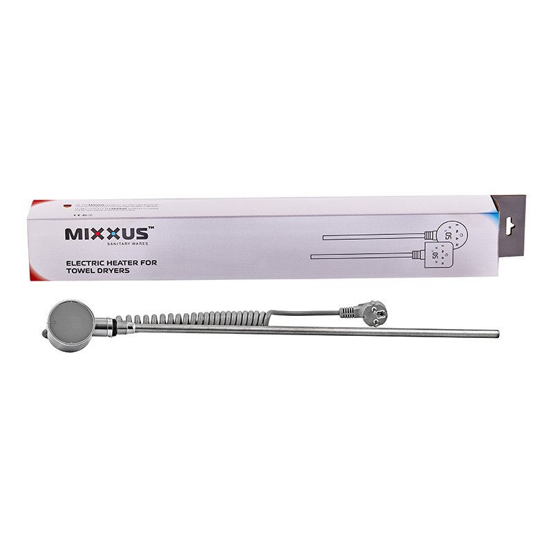 ТЭН электрический Mixxus TEH-0106 CHROME для полотенцесушителей 600W (цвет хром) (MI6629) Киев - изображение 5