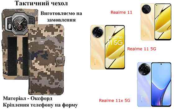 Тактический чехол для Oppo A52, OPPO A53, OPPO A53s, крепится к снаряжению на липучке Киев