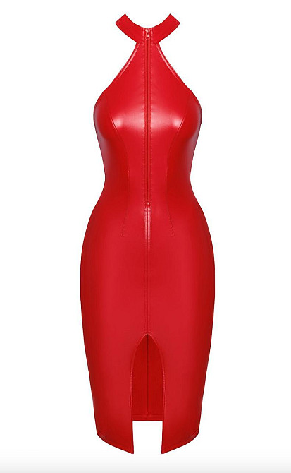 Плаття Noir Handmade F354 Red powerwetlook dress — M Sex Aura Київ - фото 7