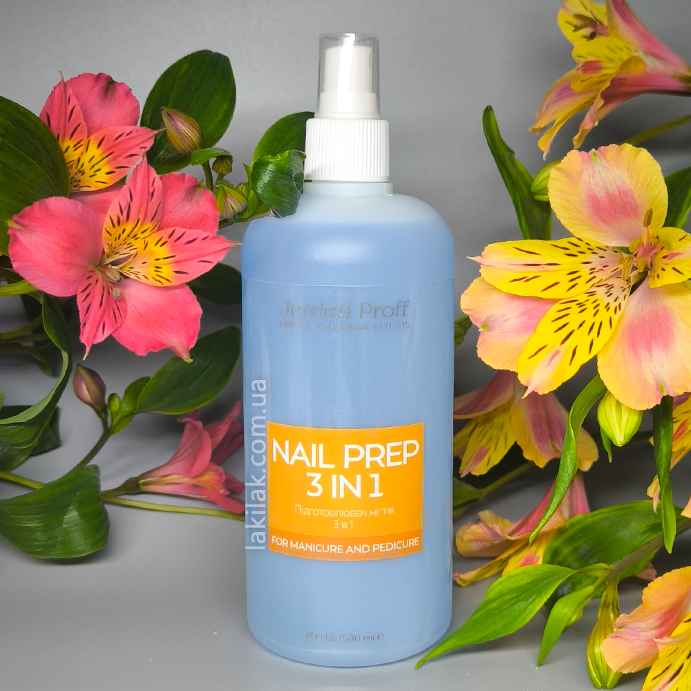 Універсальний засіб 3в1 Jerden Proff Nail Prep 500мл Херсон - изображение 1