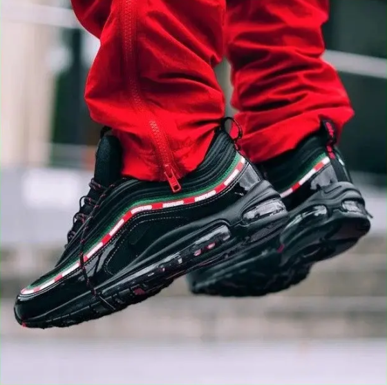 Кроссовки Nike 97 Чёрные Мужские Найк с Амотризацией (размеры: 44) Видео Обзор Днепр