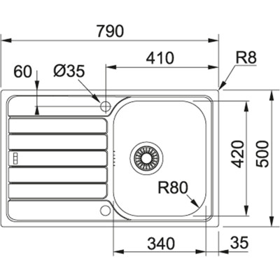 Мойка кухонная Franke Spark SKL 611-79/ 101.0598.809 (101.0598.809) Винница - изображение 4