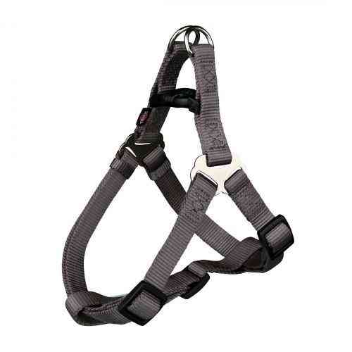 Шлея-петля Trixie Premium для собак, розмір L, графіт, 65-80 см/25 мм (нейлон) Вінниця