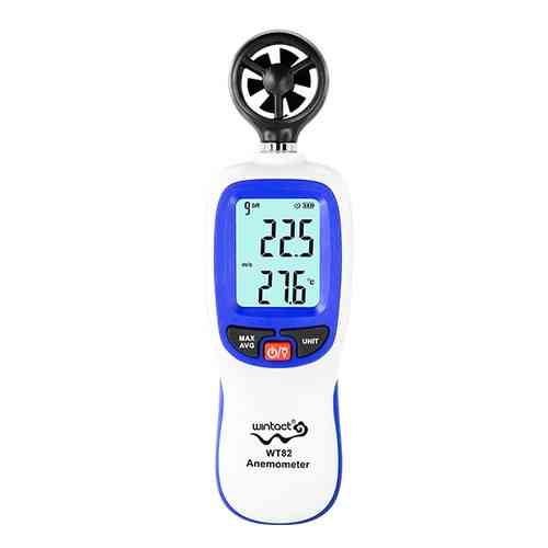 Цифровой крыльчатый анемометр 0,3-30м/с, -10-45°C WINTACT WT82 Чернигов
