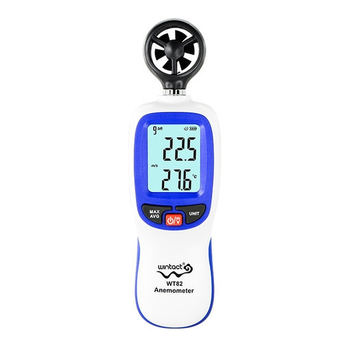 Цифровой крыльчатый анемометр 0,3-30м/с, -10-45°C WINTACT WT82 Чернигов - изображение 1