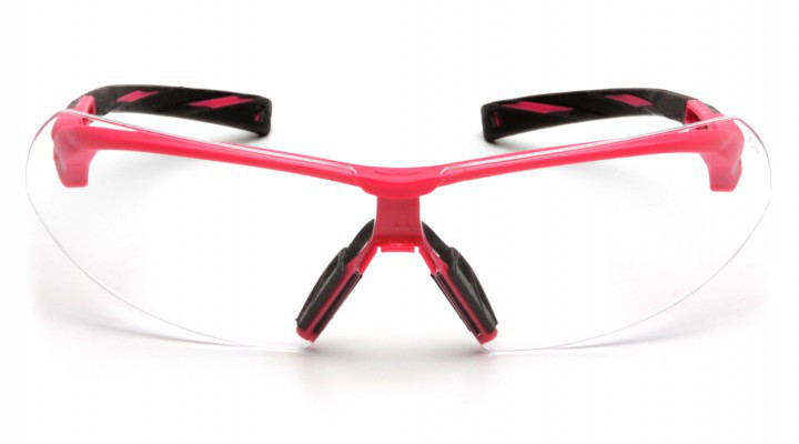 Окуляри захисні відкриті Pyramex Onix Pink (clear) прозорі в рожевій оправі Запоріжжя - фото 2